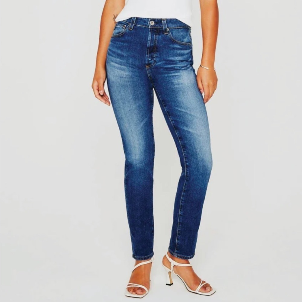 AG The Alexxis High Rise Slim Jean Valley Road Vintage Denim Casual Women’s 27